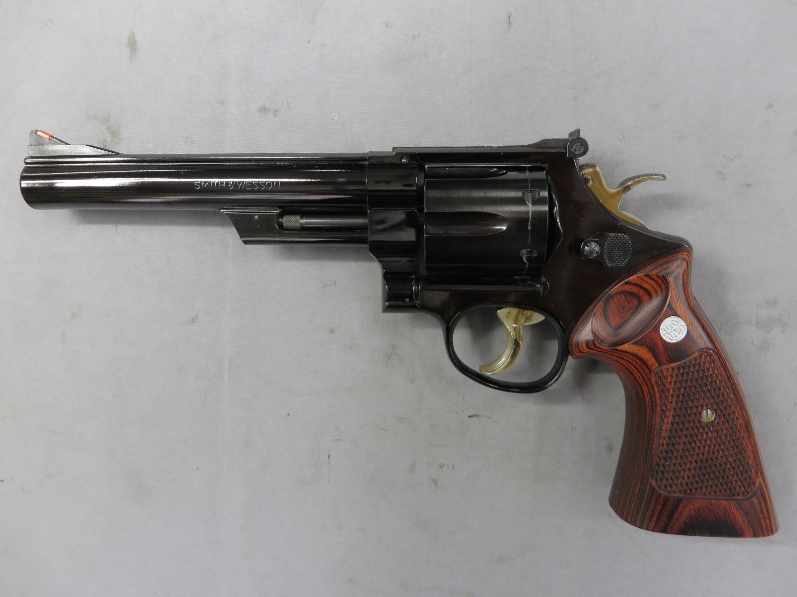【タナカ】S&W M29 6.5in スチールジュピターフィニッシュ・PANDRA ARMS 木製グリップ