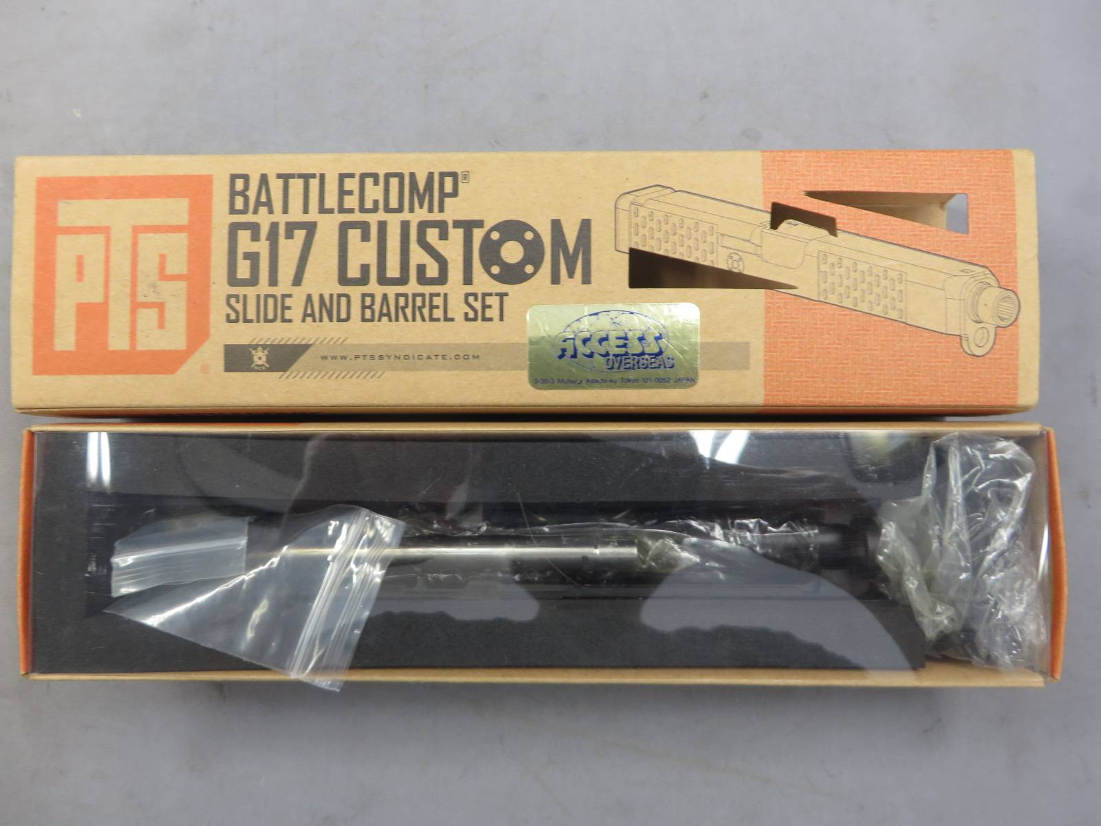 【PTS】BATTLECOMP G17 カスタムスライド＆バレル セット