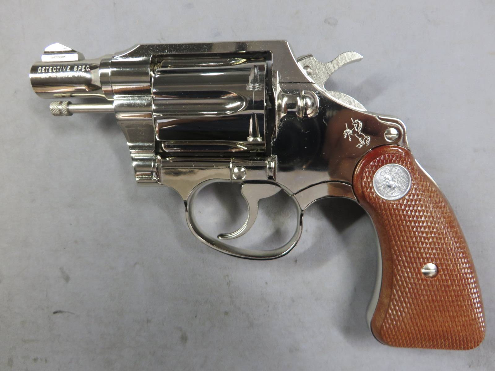 【タナカ】コルト デｨテクティブスペシャル ニッケル R-Model　モデルガン