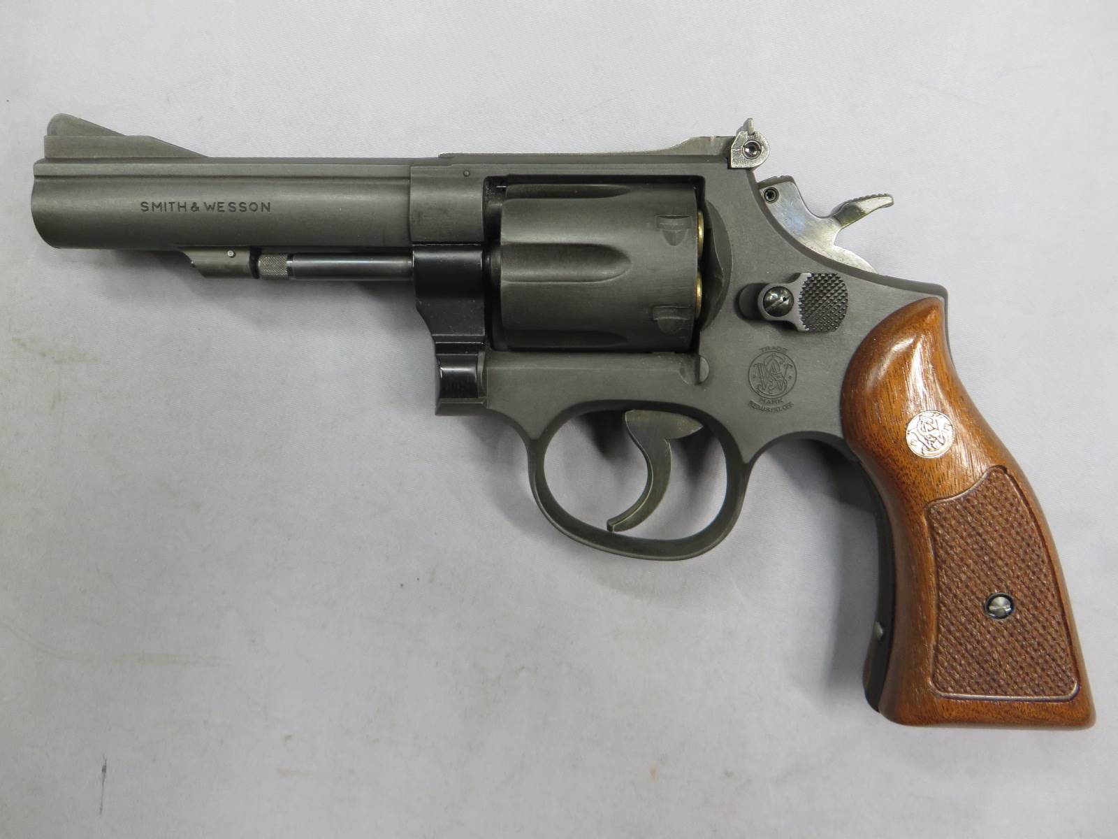 【ハートフォード】S&W M15 コンバットマスターピース 4in サービスサイズ木製グリップ モデルガン