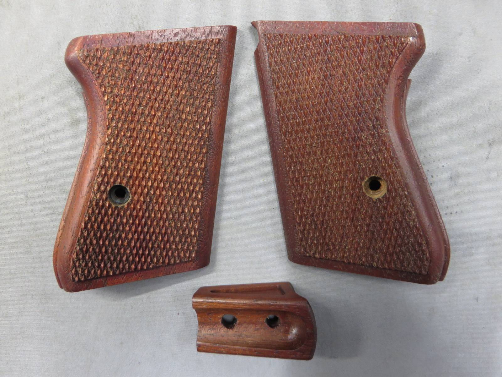 【If-Product】PPK （マルゼン製）木製グリップ + マガジンボトム
