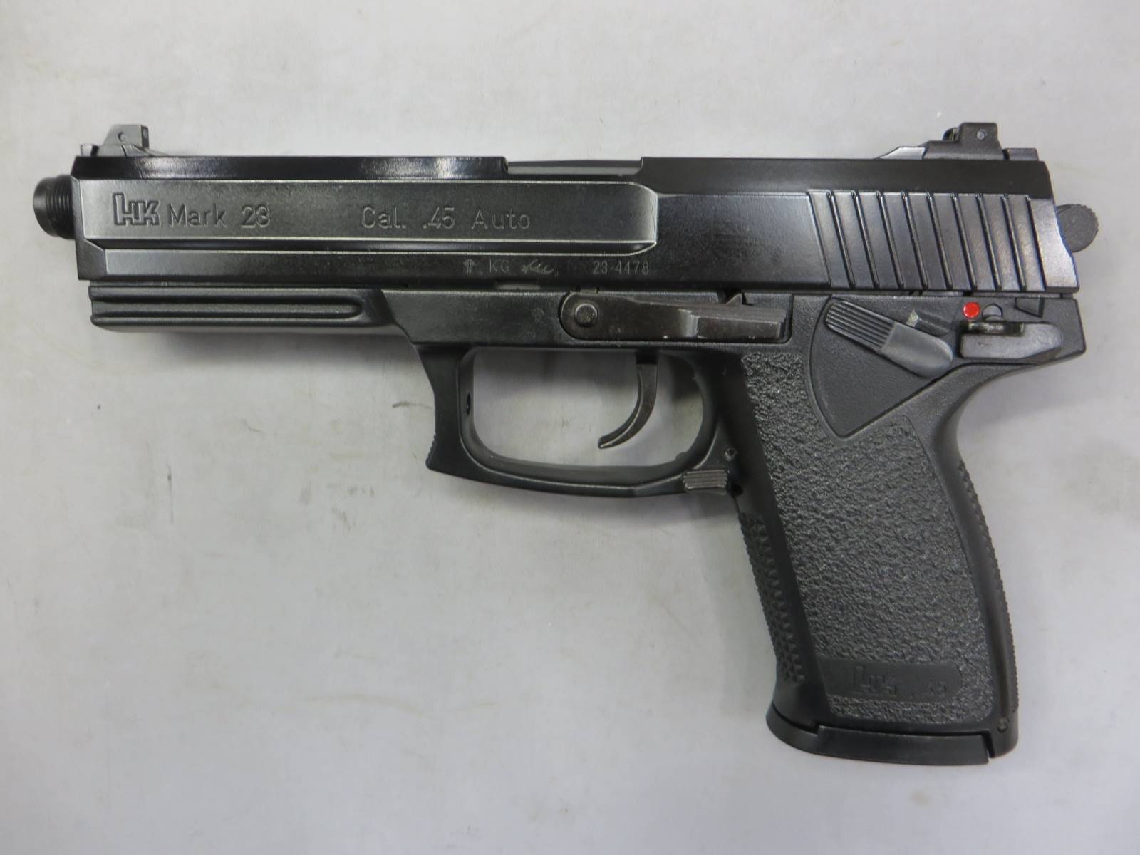 【KSC】MK23 SOCOMピストル コマーシャル ディープブラックコーティング