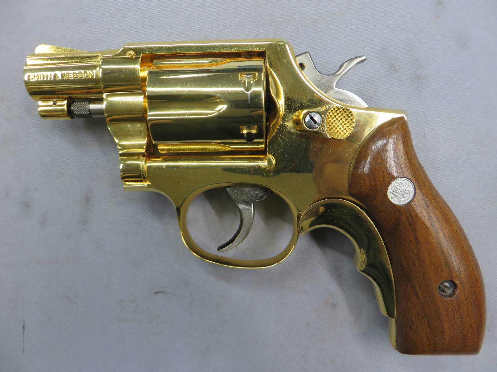 【コクサイ】 S&W M10 2in スタンダード 24K 木製グリップ SMG・金属モデルガン