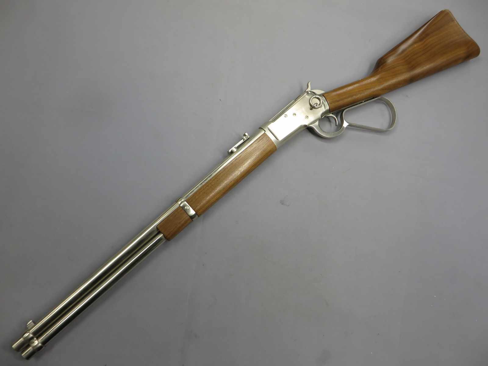 【マルシン】ウィンチェスターM1892 FFFL シルバー　ガス・レバーアクション