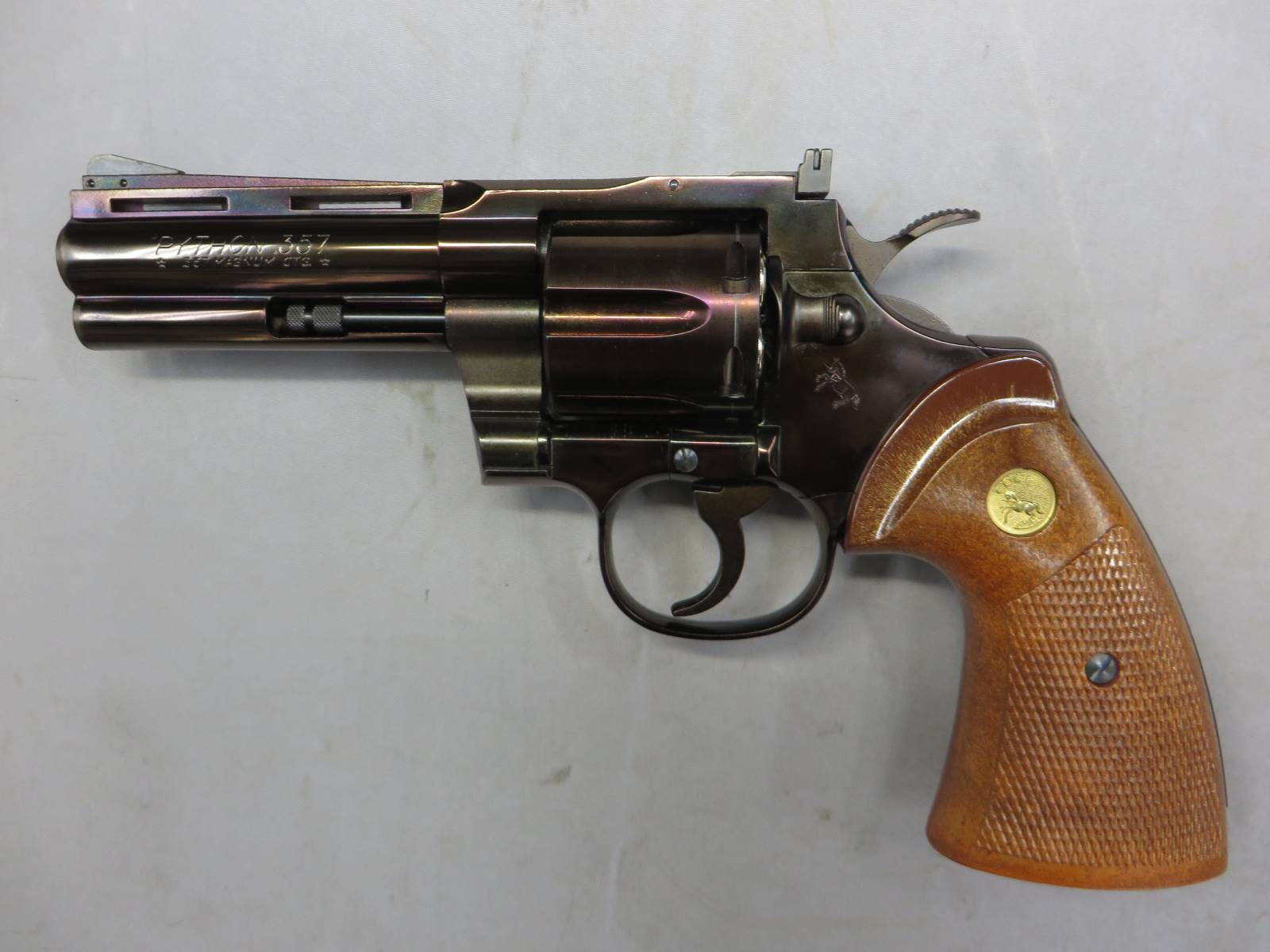 【タナカ】コルトパイソン.357mag 4in ミッドナイトゴールド