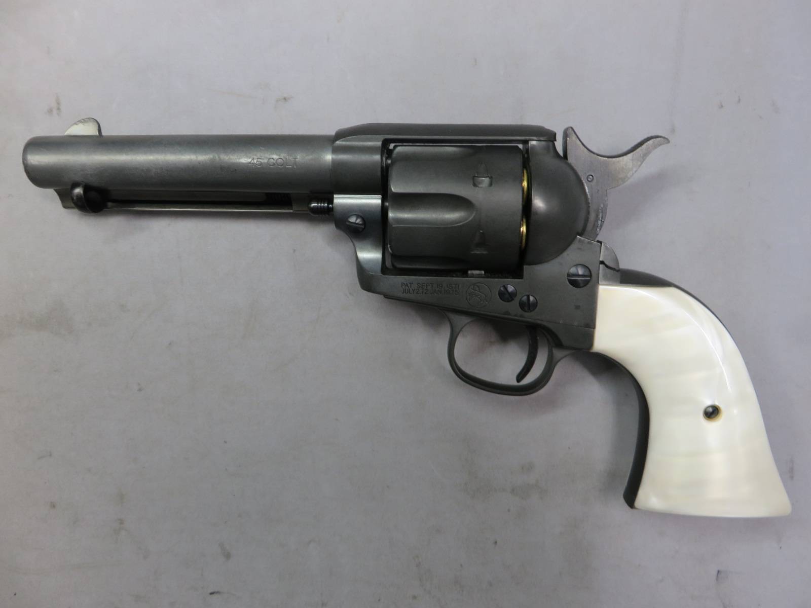 【マルシン】コルトSAA.45シビリアン エクセレント HW パールプラグリップ Xカートリッジ