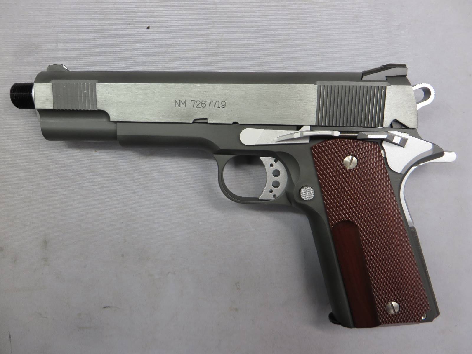 【ウエスタンアームズ】スネークマッチ 1911 カーボンブラック HW