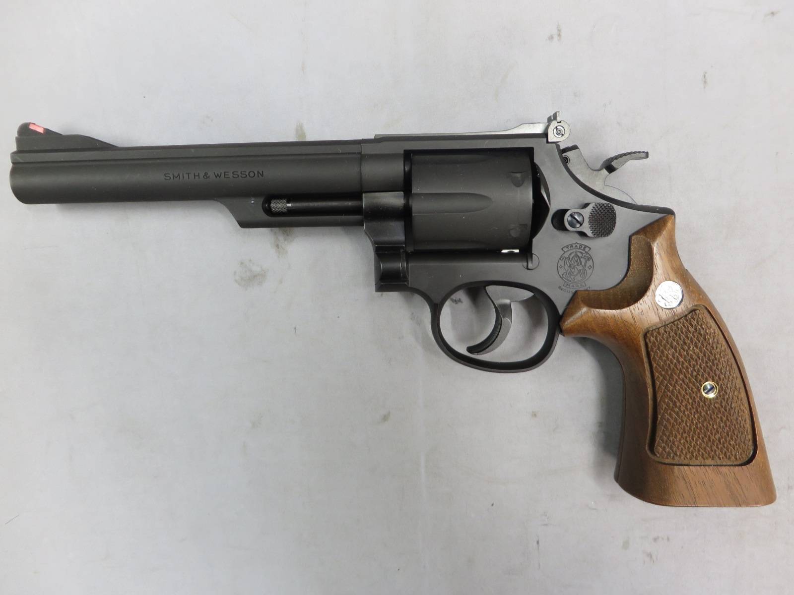 【タナカ】S&W M19 コンバットマグナム 6in HW Ver.3・+Weight木製グリップ・S&Wガンケース   モデルガン