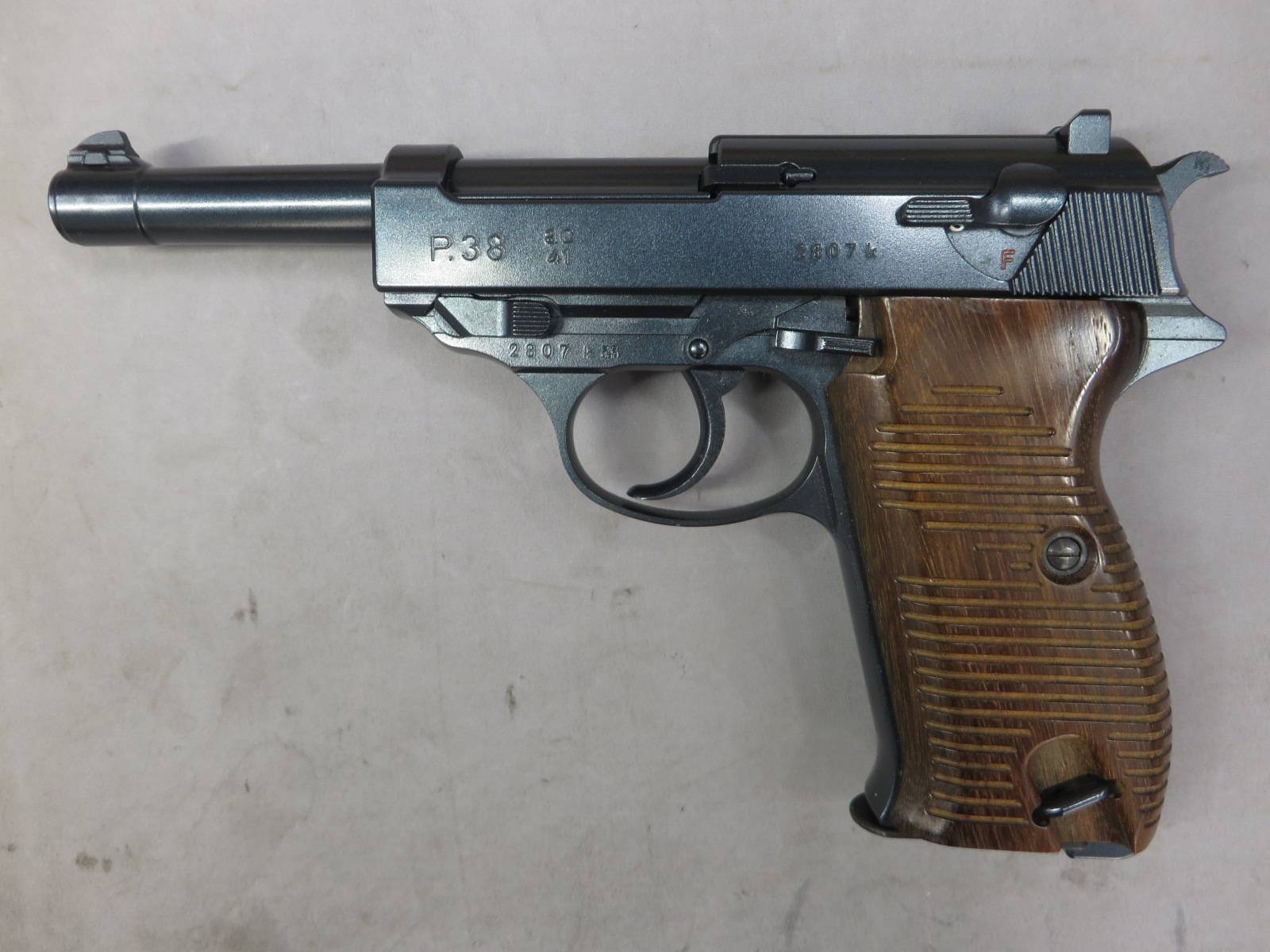 【マルゼン】ワルサーP38 モリブデンブルー・キャロムショットカスタム
