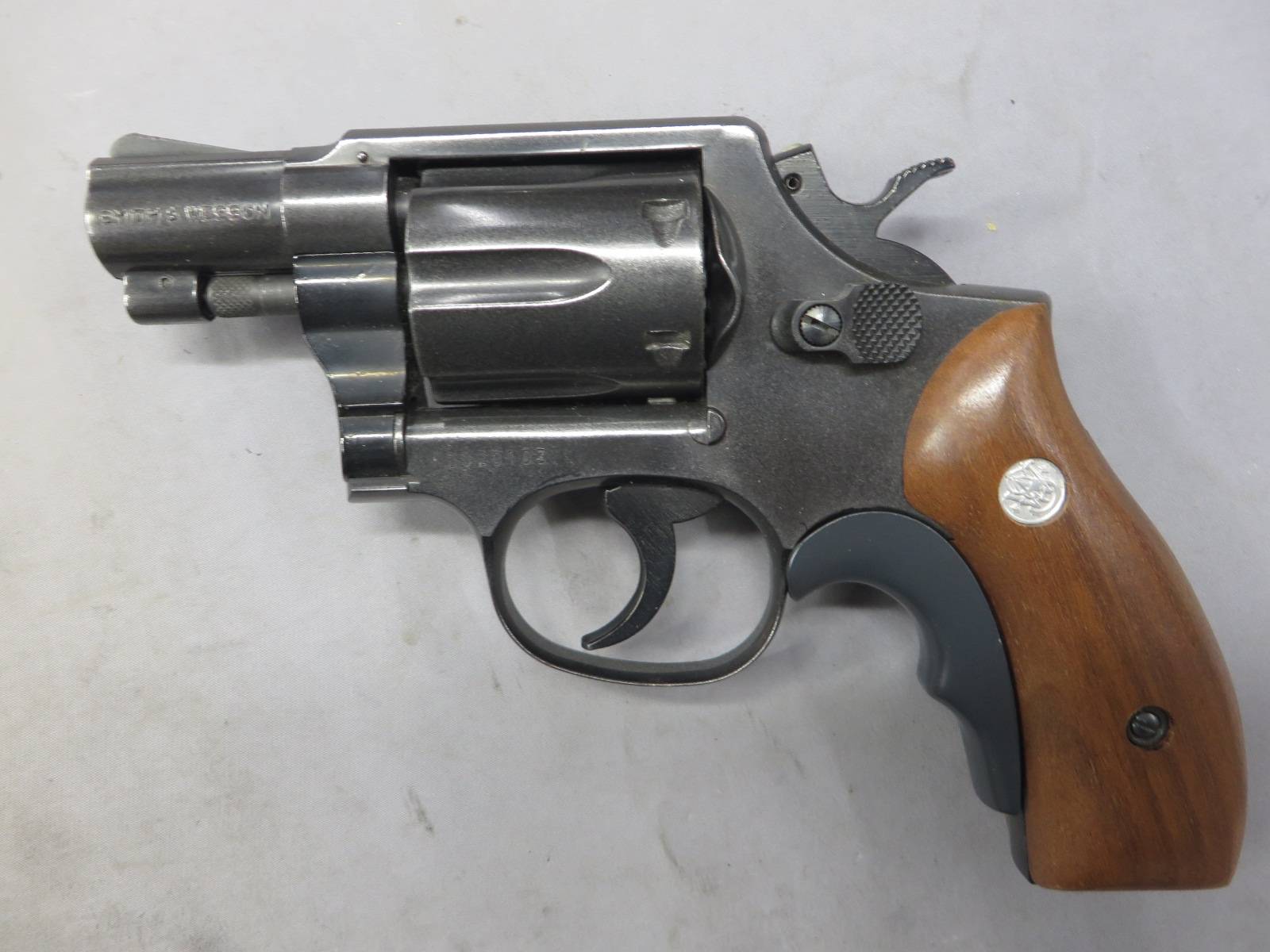 【コクサイ】S&W M10 .38spl 2in HW スムース木製グリップ  No.197  モデルガン