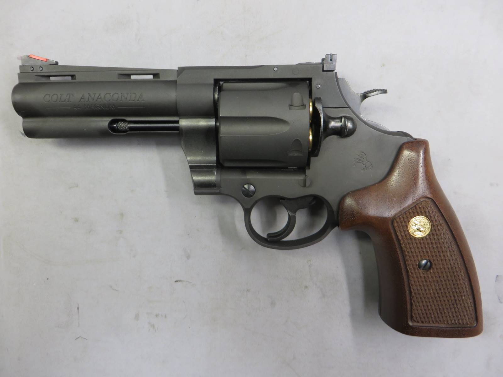 【マルシン】コルトアナコンダ 4in ブラック HW 木製グリップ仕様 リアルXカートリッジ