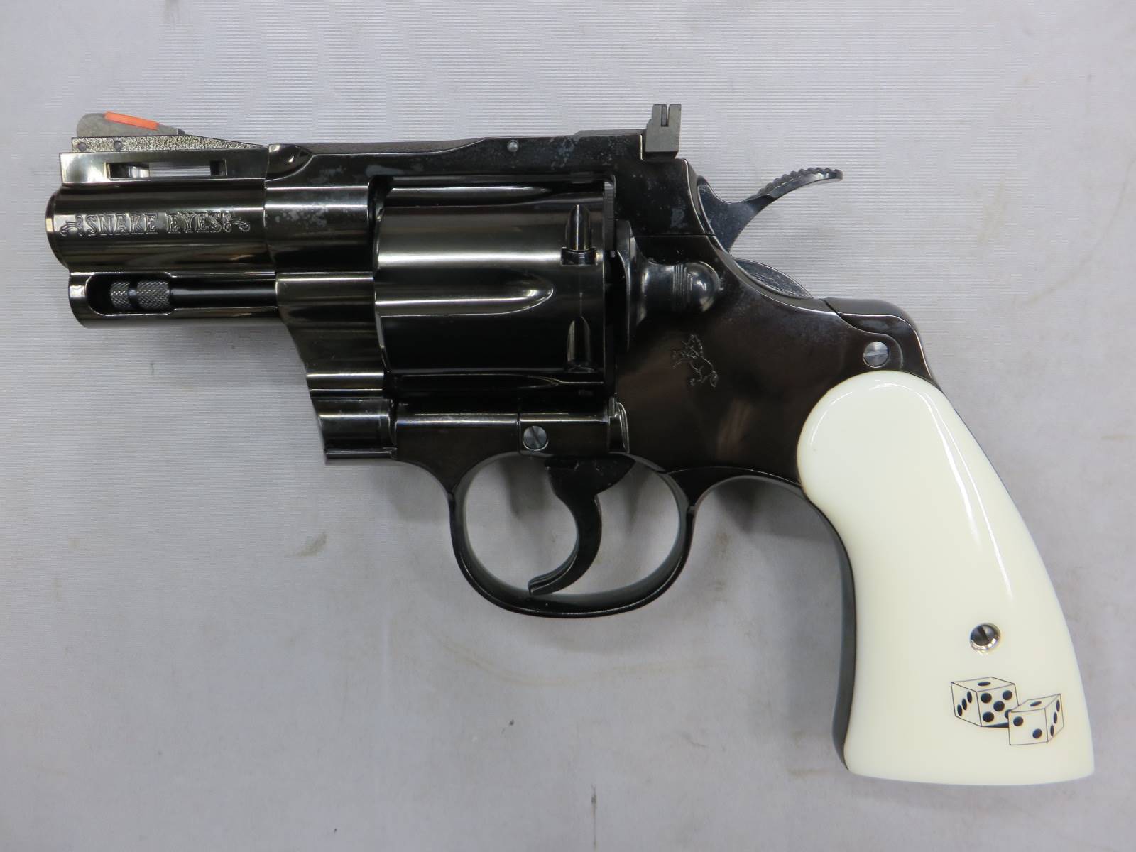 【タナカ】コルトパイソン スネークアイズ2.5in R-model スチールフィニッシュ モデルガン