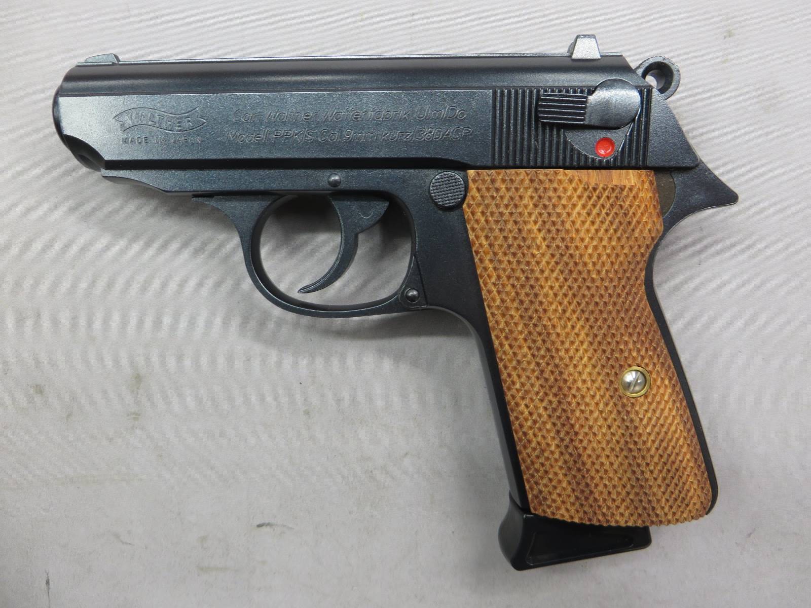 【マルゼン・キャロムショット】ワルサー PPK/S モリブデンブルー SG