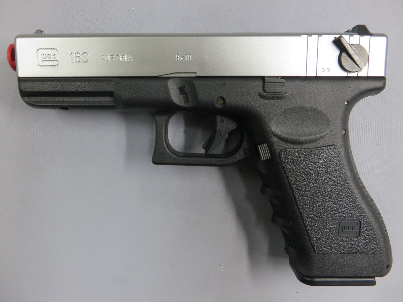 【東京マルイ】G18C シルバースライド 　グロック18C・電動ガン