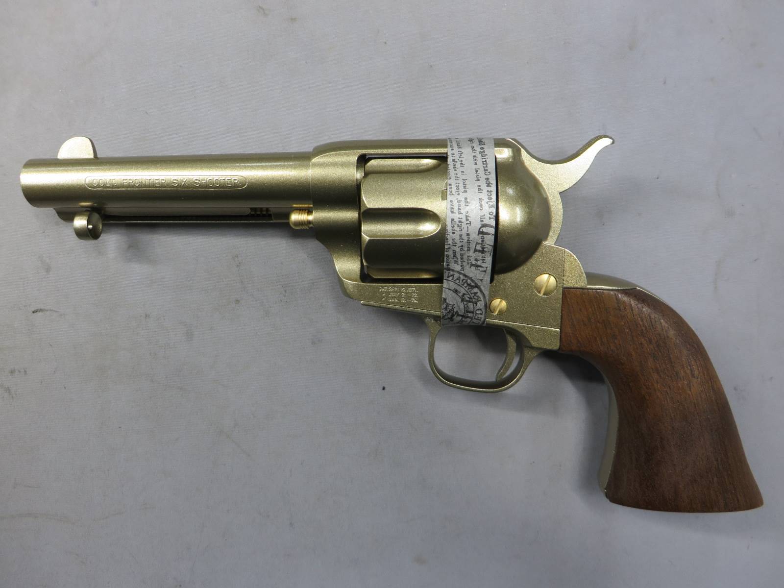 【ランパントクラシック】コルトSAA.45 1st Gen Black Powder Frontier SixAhooter メタルロックライト　モデルガン
