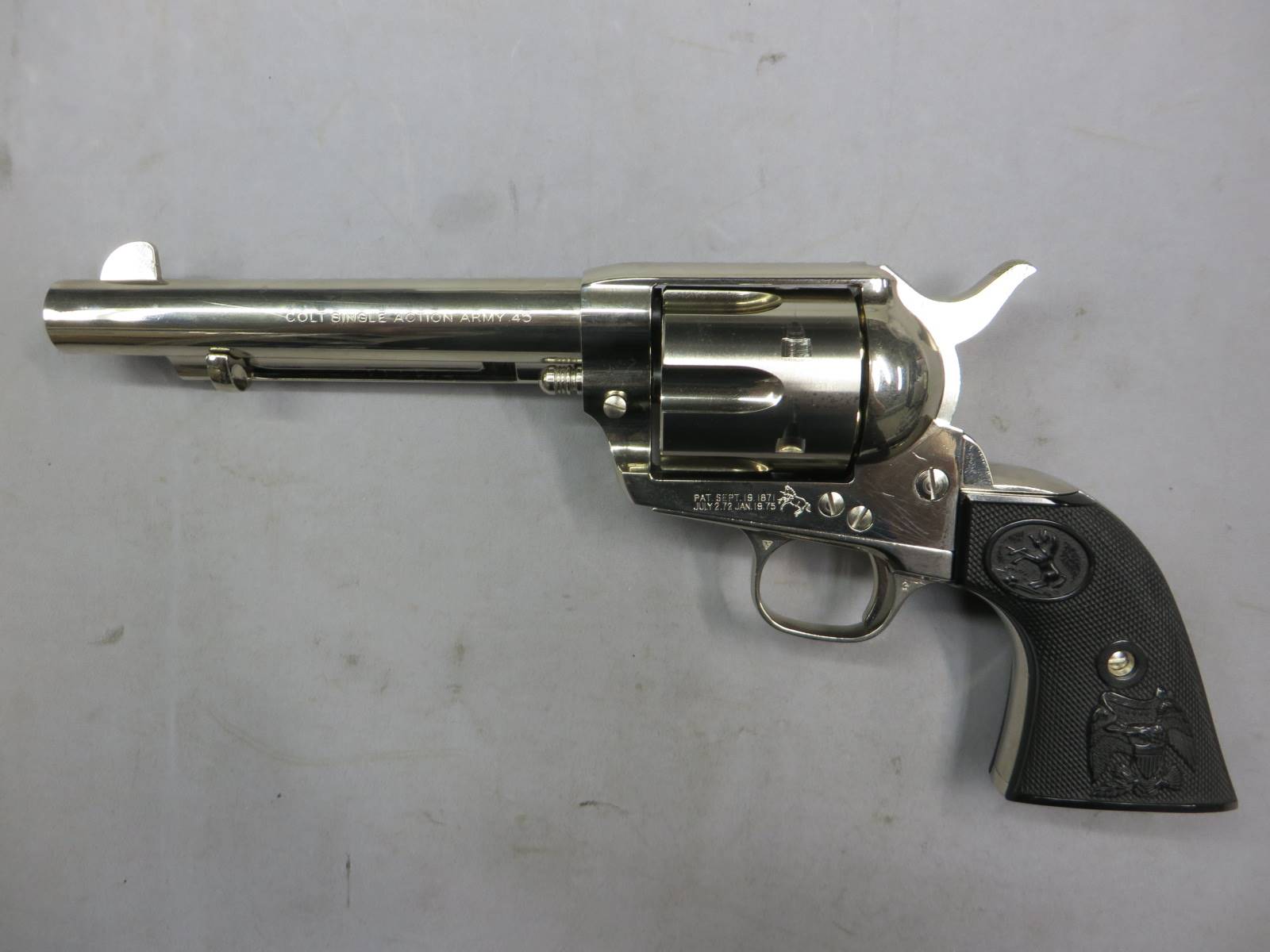 【タナカ】コルトSAA.45 DC アーティラリー　ニッケルフィニッシュ