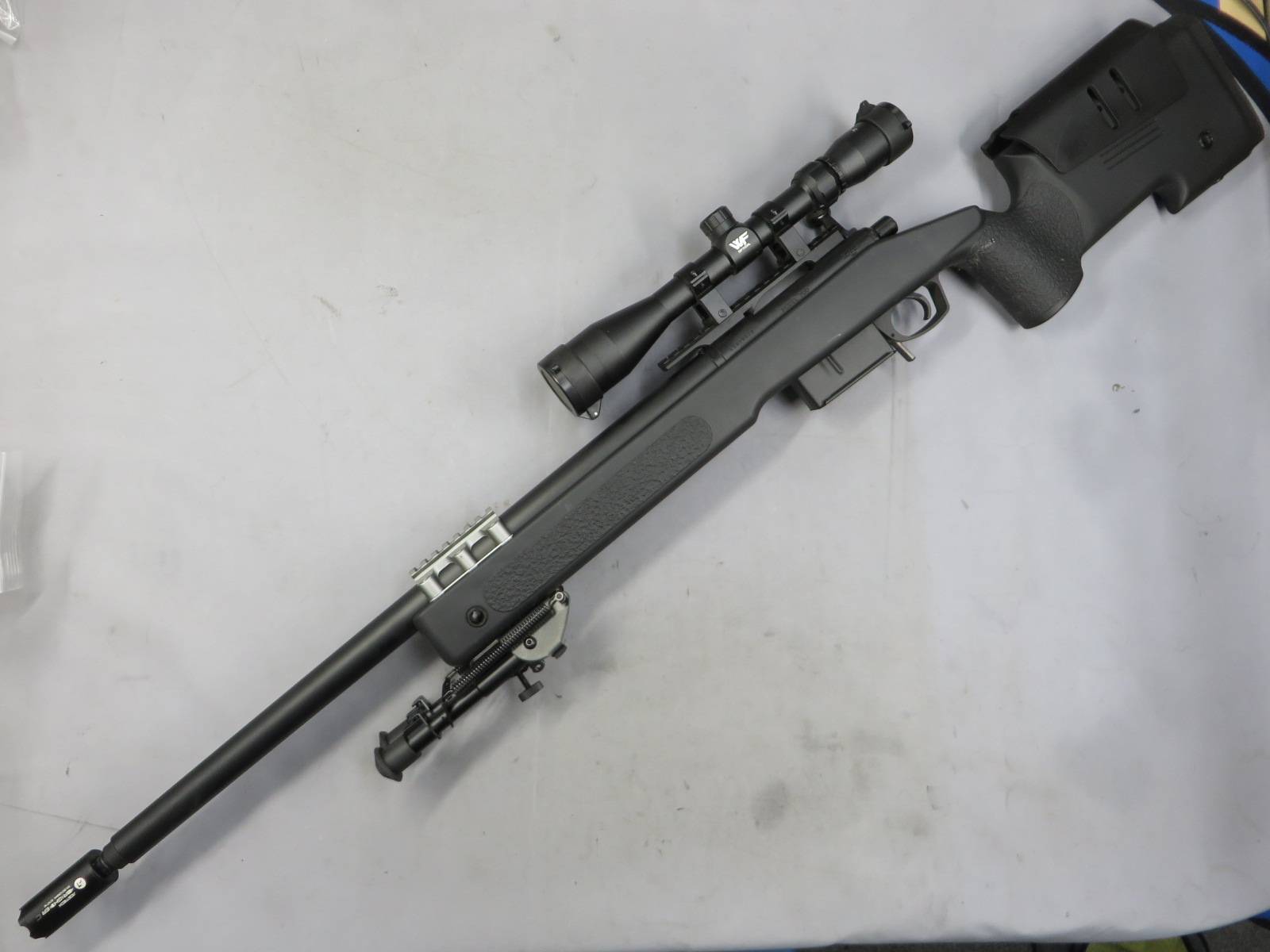 【東京マルイ】M40A5 ブラックストック・スコープ・バイポッド・トレーサー