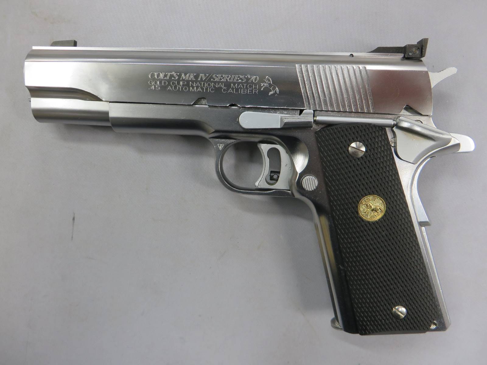 【MGC】コルト ゴールドカップ ナショナルマッチ シルバー モデルガン