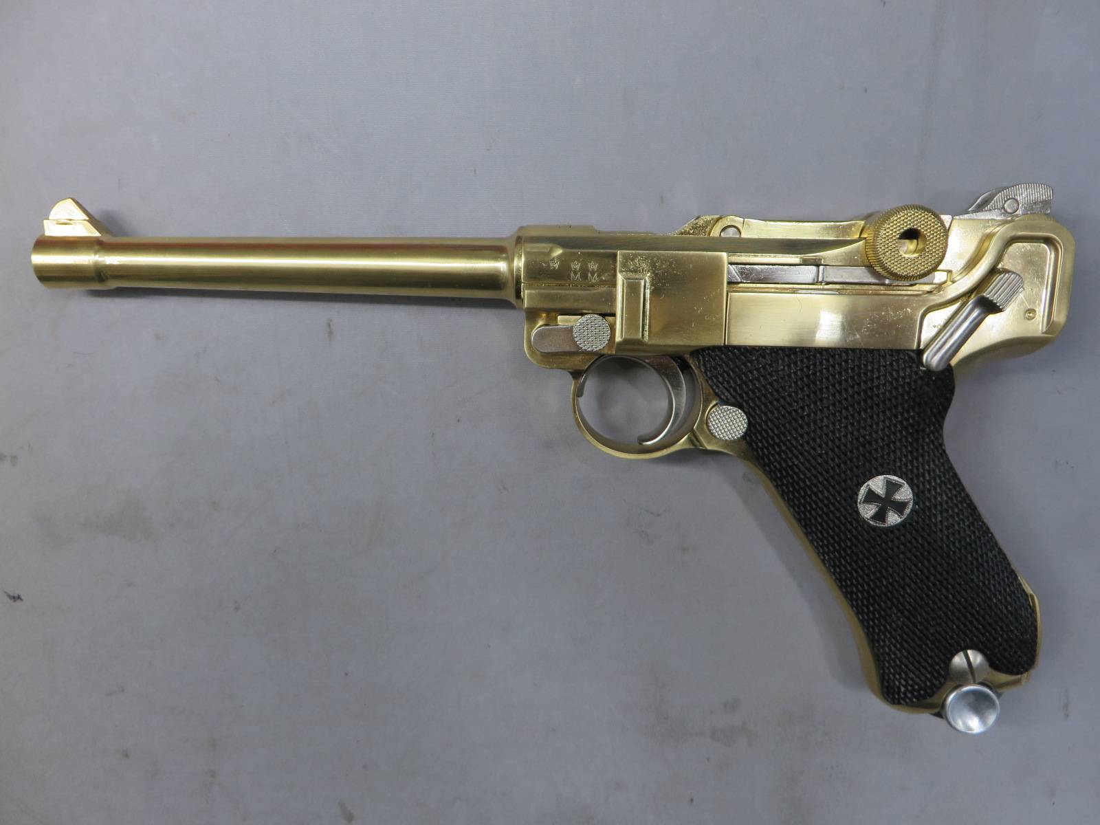 【フランクリンミント・マルシン】ルガーP08 6in マリーネ・金属モデルガン