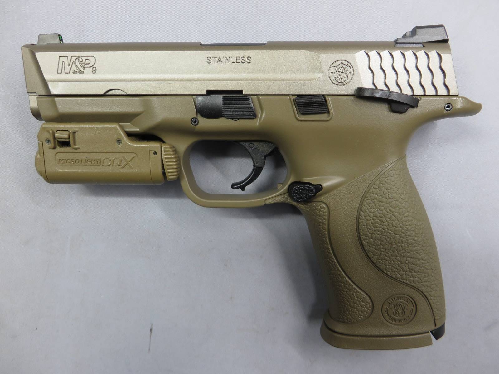 【東京マルイ】S&W M&P 9 Vカスタム・マイクロライトCQX