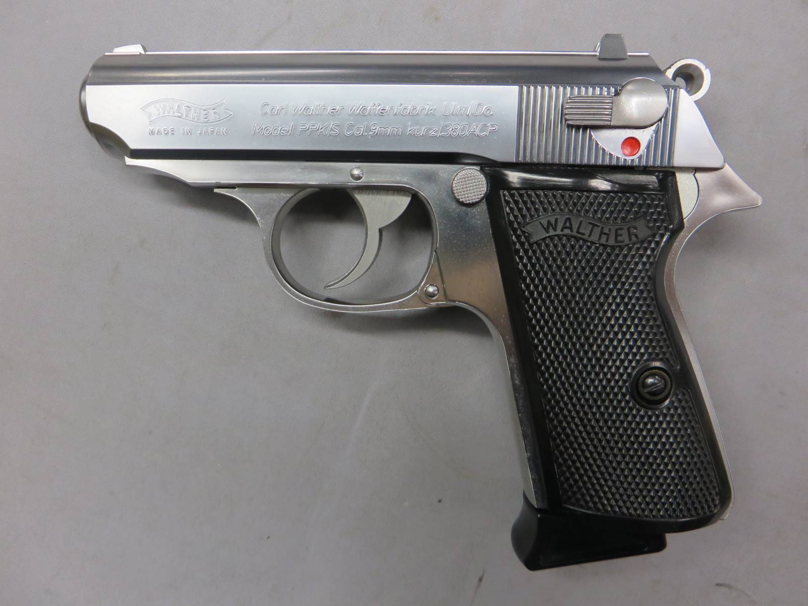 【マルゼン】ワルサー ニューPPK/S ステンレスモデル