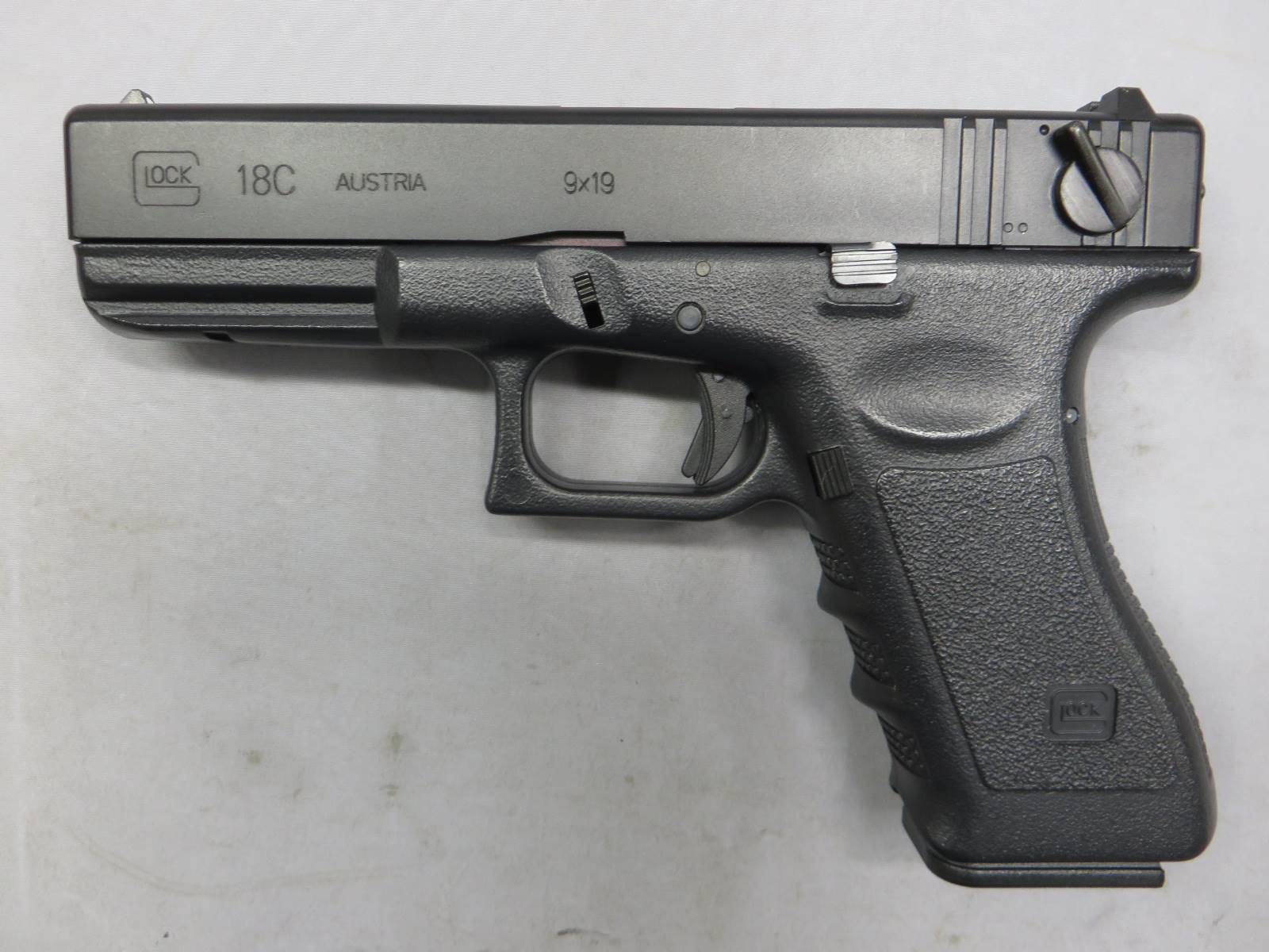 【KSC】グロック18C レイルドフレイム・リアル刻印フレーム　G18C Glock18