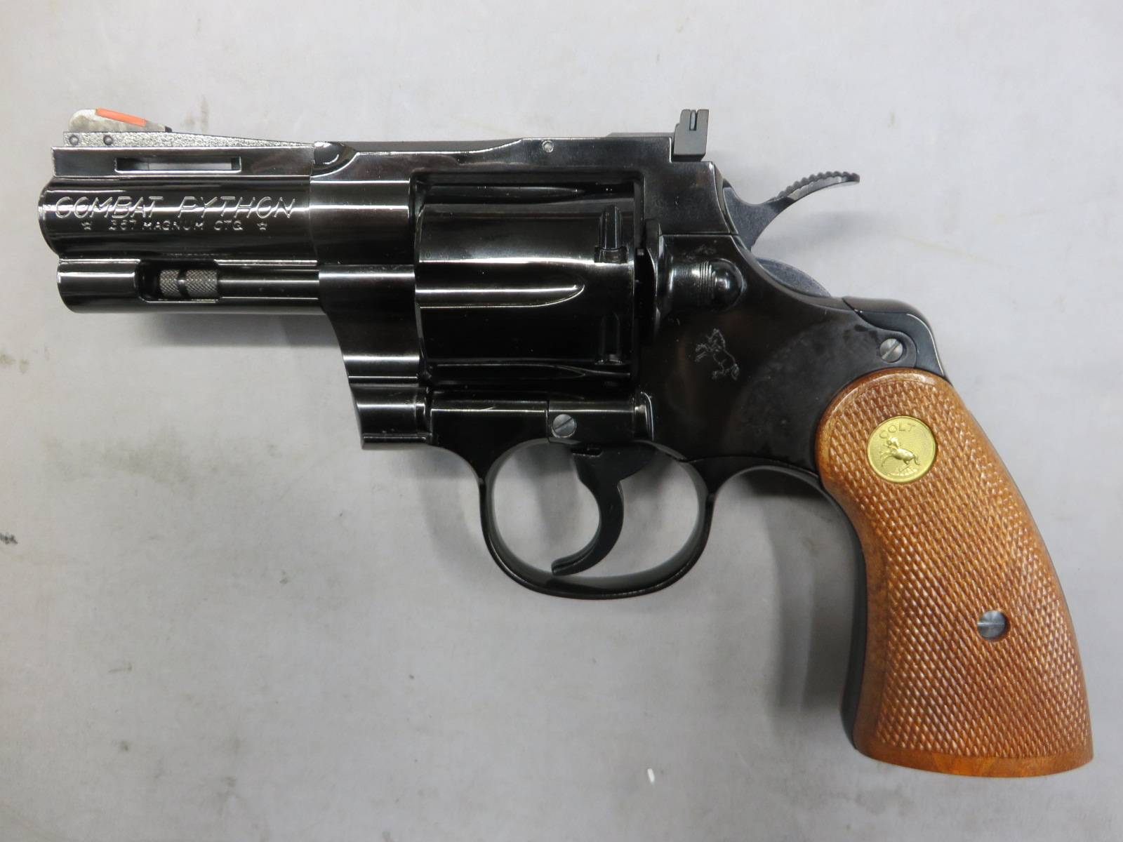 【タナカ】コルトパイソン.357mag 3in R-Model スチールフィニッシュ　モデルガン