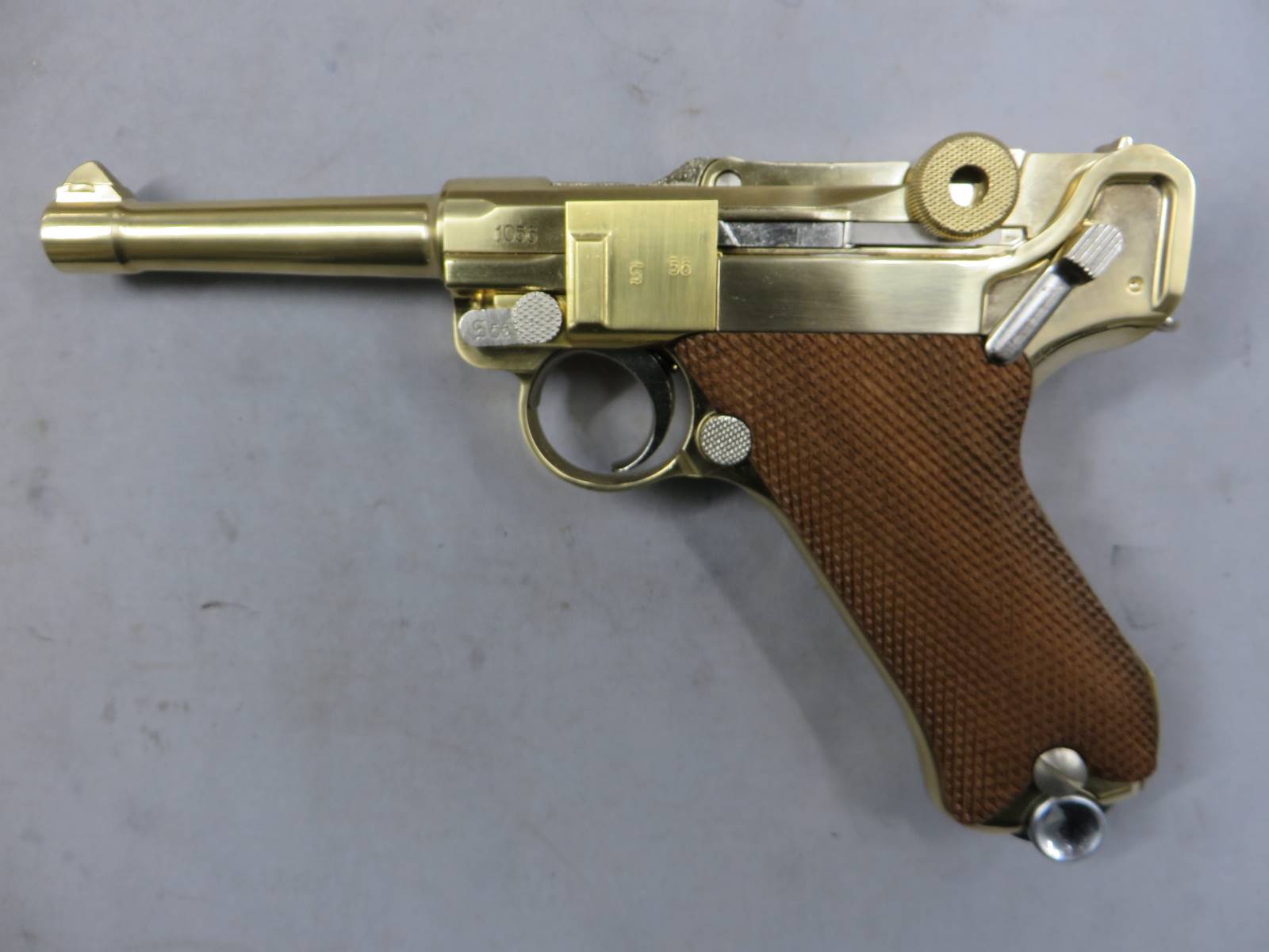 【マルシン】ルガーP08 4in パラベラム 木製グリップ SMG・金属モデルガン