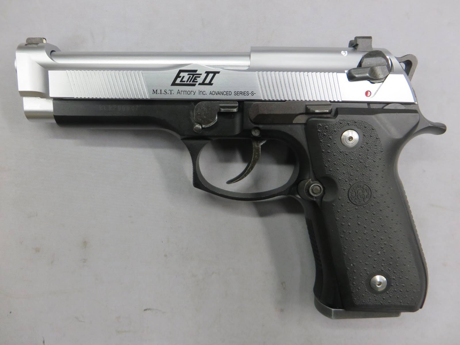 【KSC】M92 エリート2 スライドシルバー・Hogue グリップ