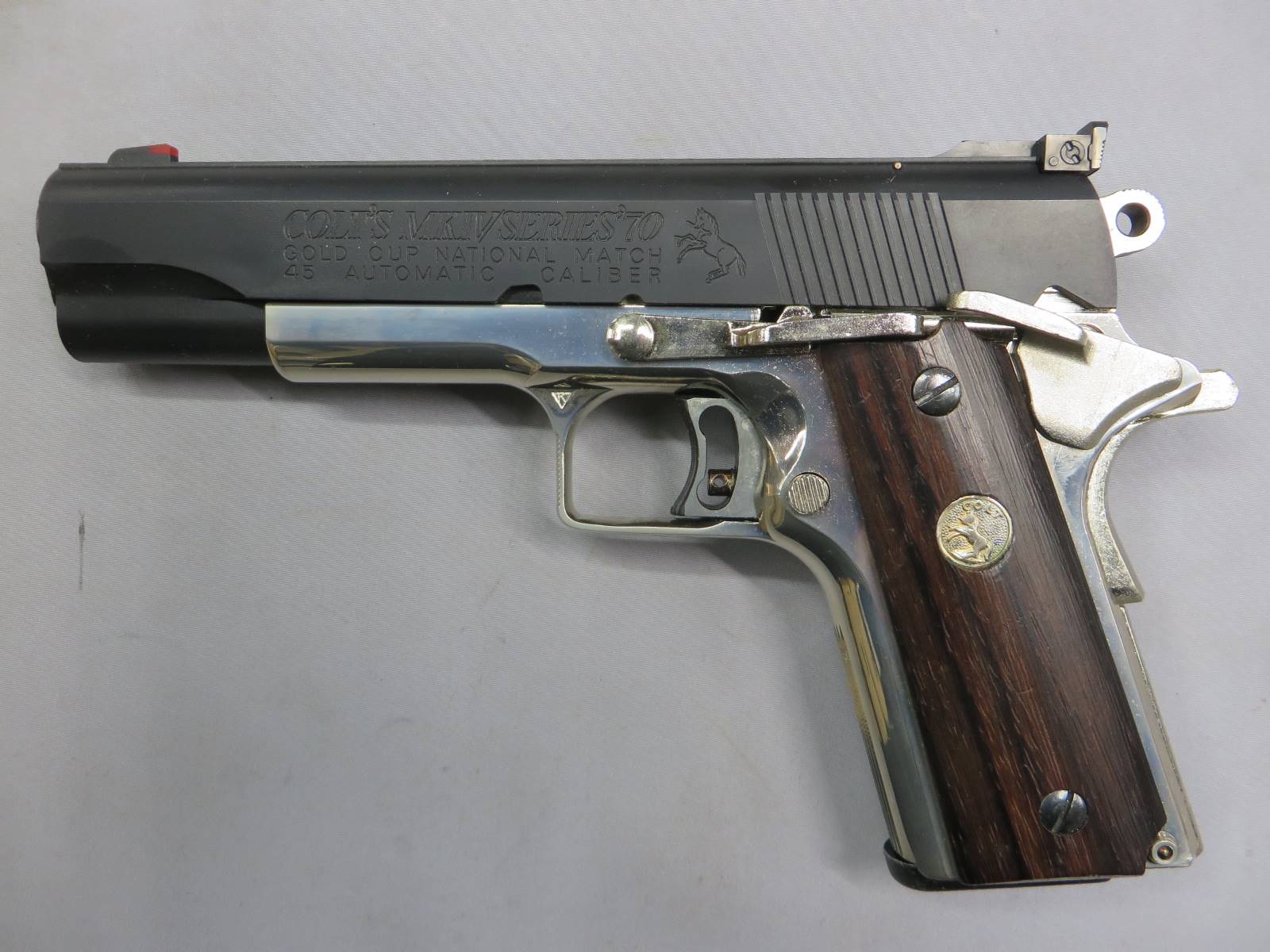 【MGC】コルト ゴールドカップ ナショナルマッチ コンバット フレームシルバー モデルガン