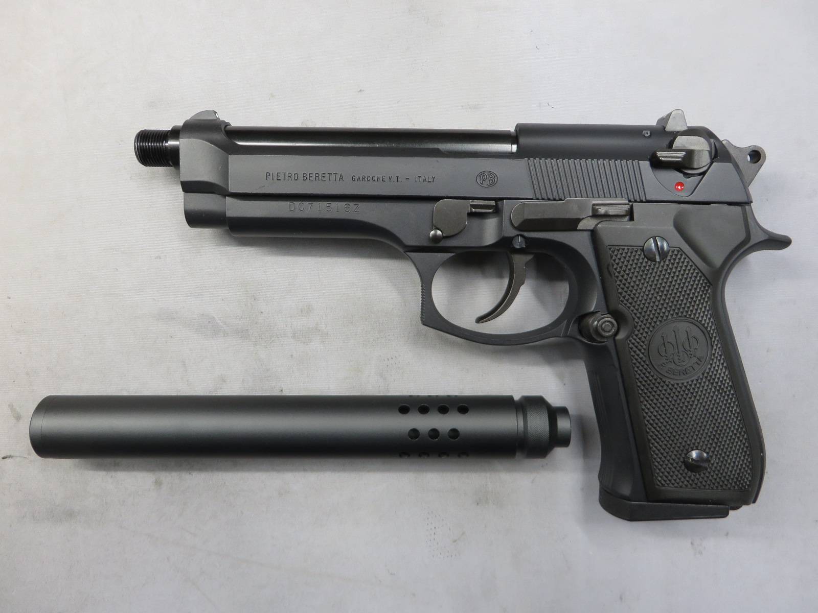 【ウエスタンアームズ】ベレッタM92FS スーパーロングサイレンサー