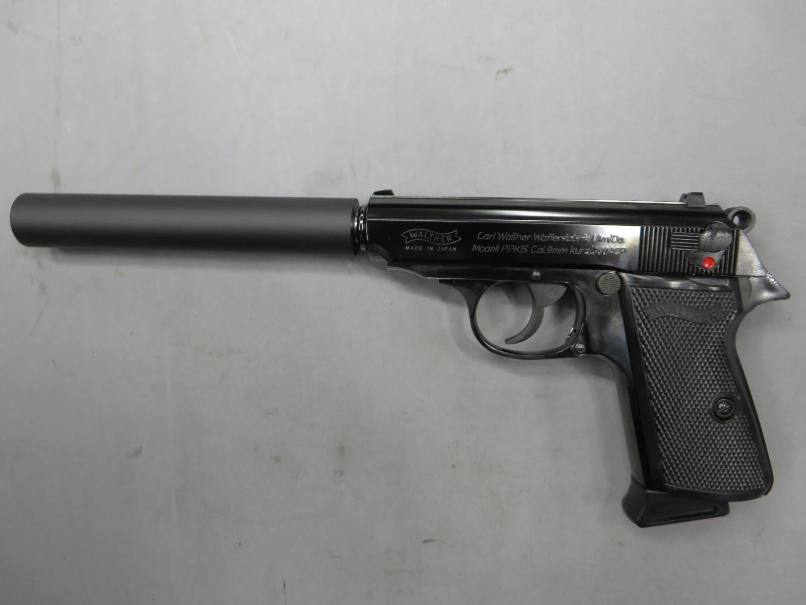 【マルゼン】ワルサー ニューPPK/S ブラックメタル ムービープロップシリーズ