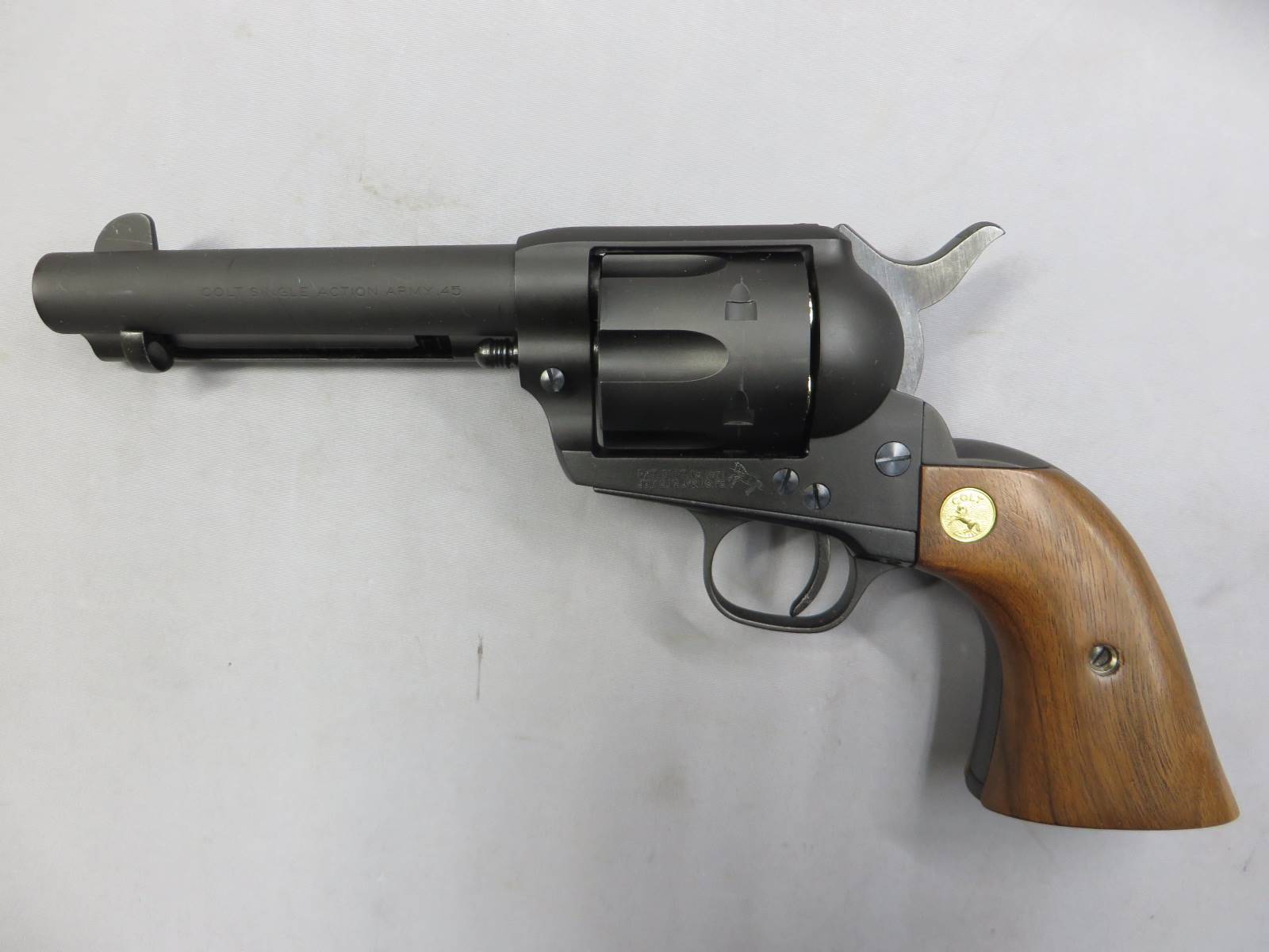 【タナカ】コルトSAA.45 D.C. 4 4/3in シビリアン HW・木製グリップ　デタッチャブル
