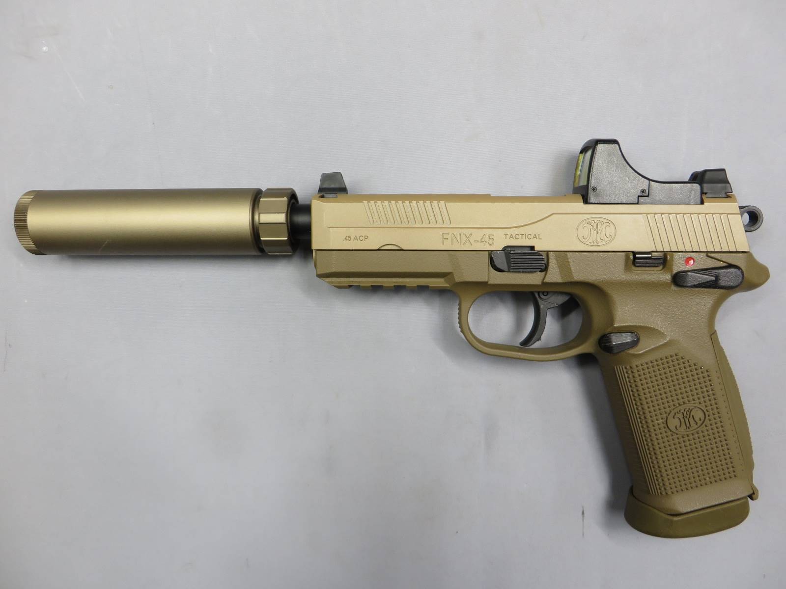 【東京マルイ】FNX-45 タクティカル / マイクロプロサイト・タクティカルサイレンサー
