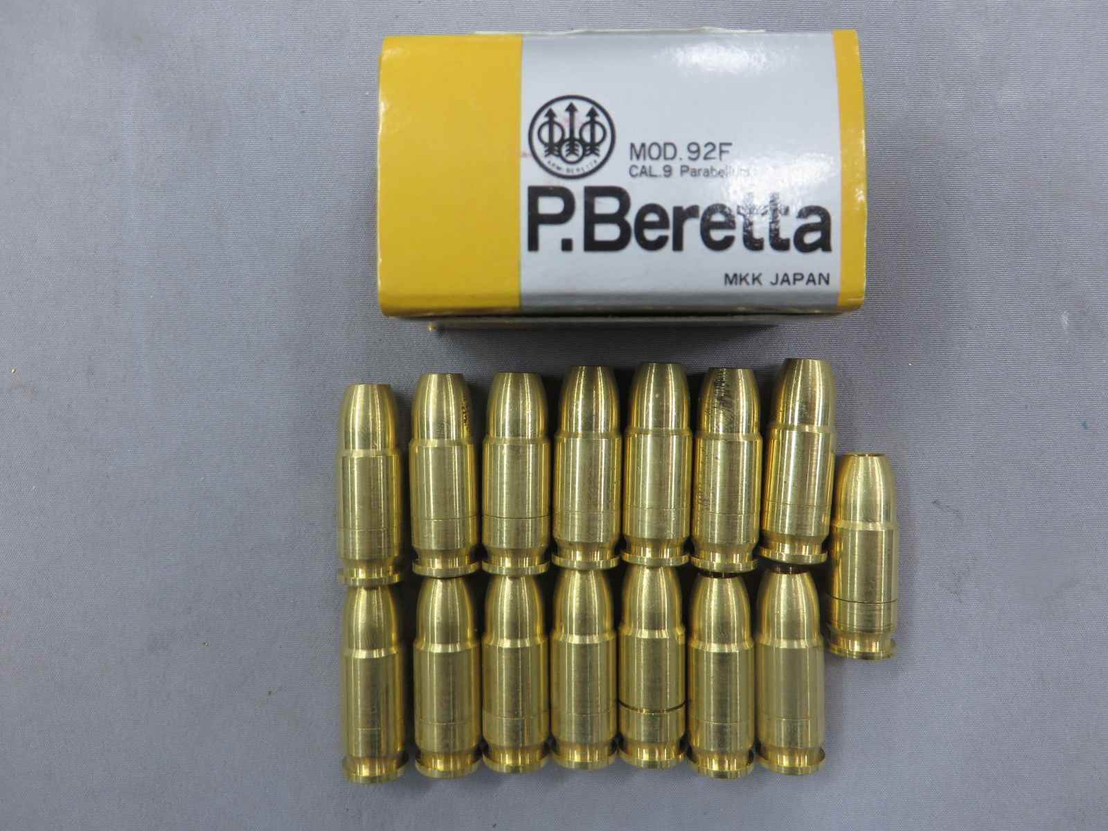 【マルシン】P.Beretta MOD.92F Cql9パラベラム カートリッジ 15発