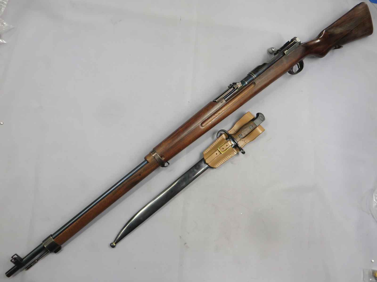 【タナカ】三八式歩兵銃ビンテージブルーフィニッシュ　モデルガン /  三十年式銃剣（WINDLASS）