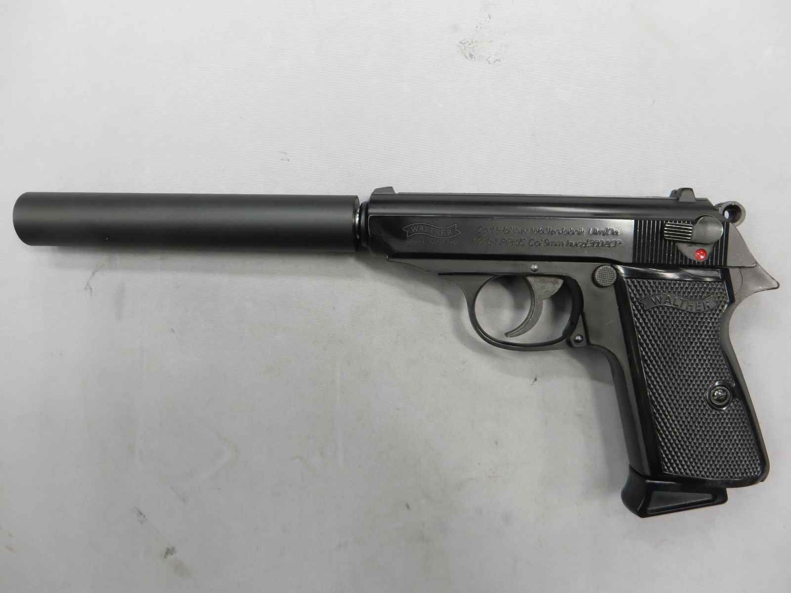 【マルゼン】ワルサー PPK/S ブラック ムービープロップシリーズ