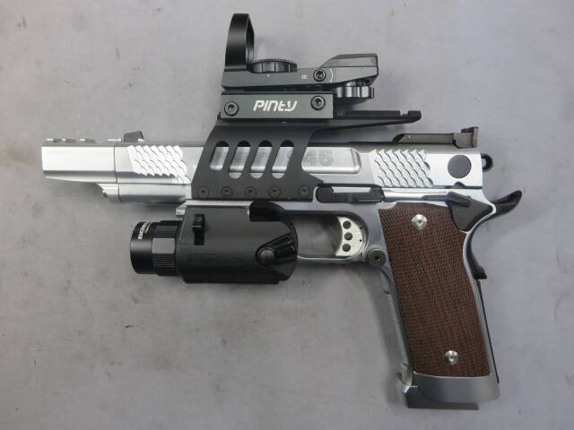 【KSC】M945フルハウス シルバー・マウント・ダットサイト・ライト KSCメーカー活動10周年記念M945リミテッド(限定)シリーズ