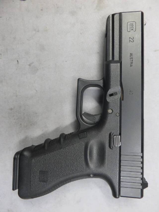 【東京マルイ】グロック 22 .40S&W CALIBER PISTOL G22・デトネーター アルミスライド・リアル刻印フレーム