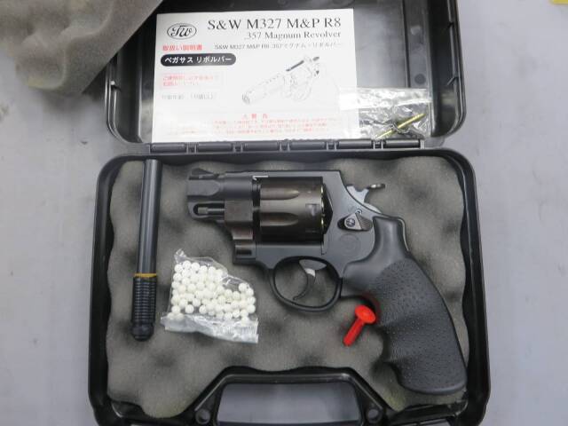 タナカ】S&W M327 M&P R8 2in HW・HOGUEグリップ