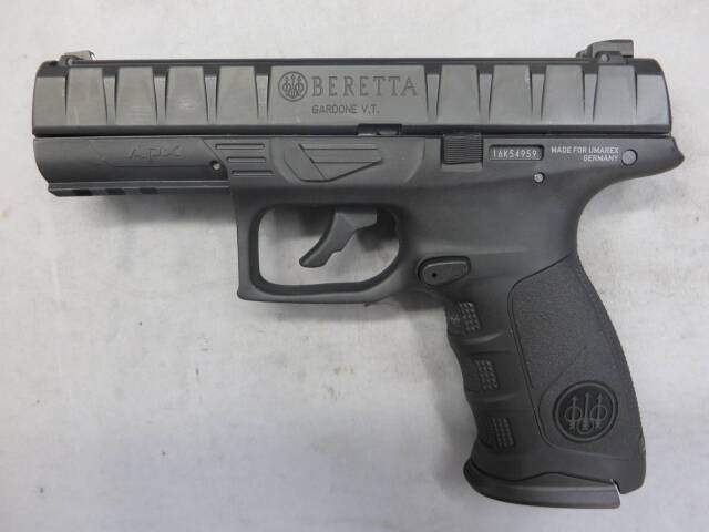 【UMAREX】ベレッタ APX ブラック CO2・メタルスライド