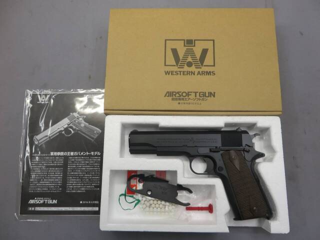 【ウエスタンアームズ】コルトM1911 ブラックアーミー