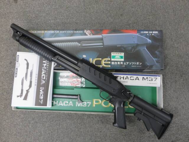 【KTW】イサカM37 POLICE・リトラクタブルストック・マウントベース