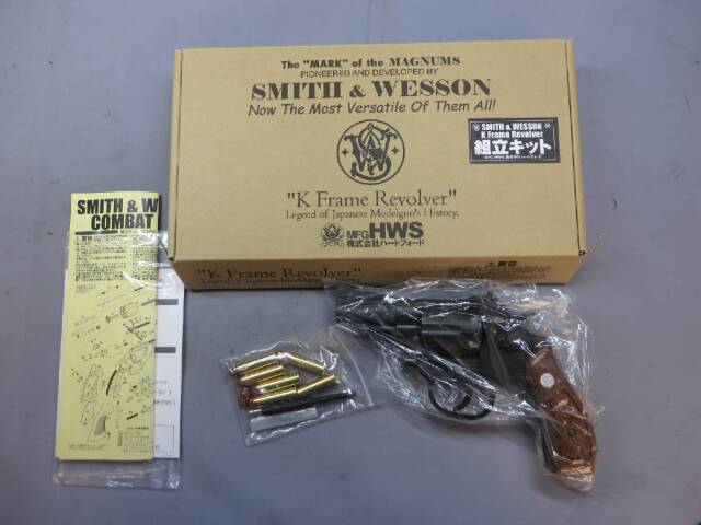 【ハートフォード】S&W M19 コンバットマグナム 2.5in HW ナチュラル（組立キット） モデルガン