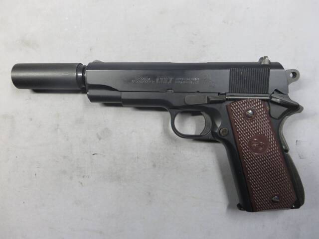 【ウエスタンアームズ】コルト コンバット コマンダー サイレンサー カスタム