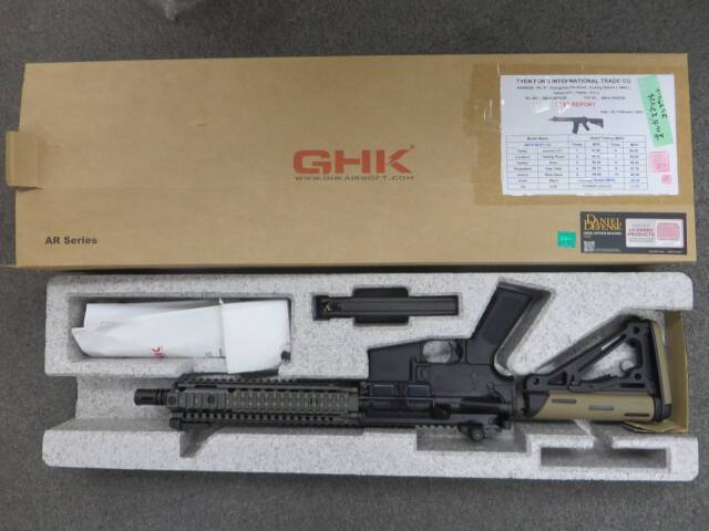 GHK】MK18 Mod1 CO2 (Daniel Defense Official Licensed)・ショップ