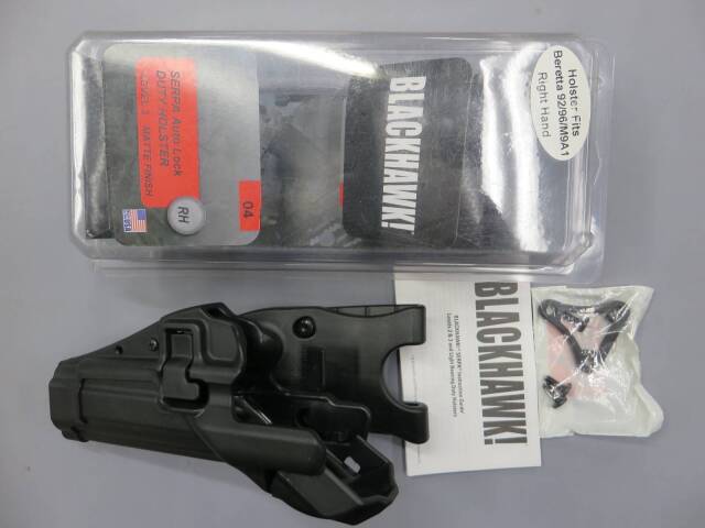 【BlackHawk】M92F/M9A1対応 SERPA オートロック DUTY　ホルスター