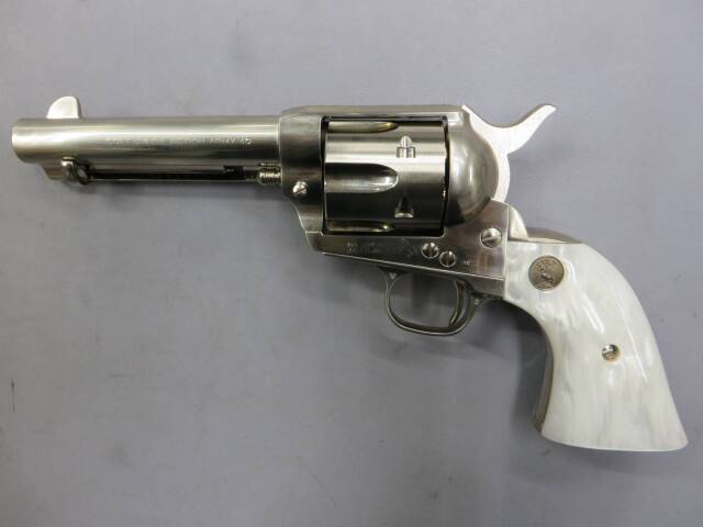 タナカ】コルトSAA.45 D.C. シビリアン ニッケルジュピターフィニッシュ