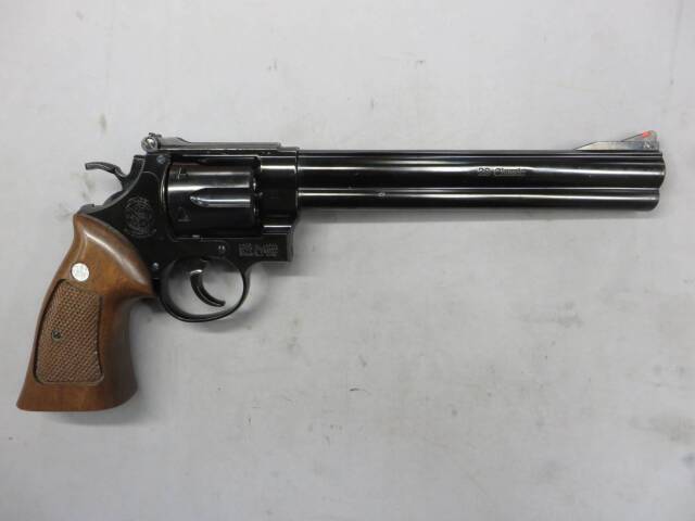 【マルシン】S&W M29 クラシック 8・3/8in ディープブラック 木製グリップ仕様 Xカートリッジ
