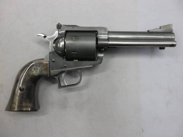 【マルシン】スーパーブラックホーク 4.62in ブラックパールグリップ エクセレントHW リアルXカートリッジ